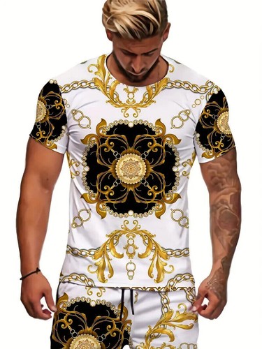 Tシャツ・カットソー Golden  T-SHIRT CON STAMPA LOGO Cotton jersey T-shirt with Gucci print in Beige Ready-to