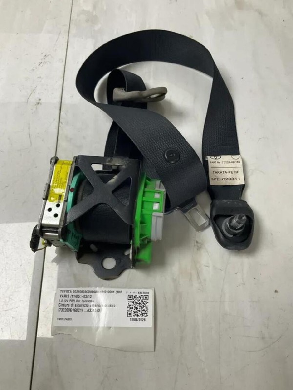 732200D160C1 CINTURA DI SICUREZZA ANTERIORE SINISTRO TOYOTA YARIS 1.0 12V (FRP)