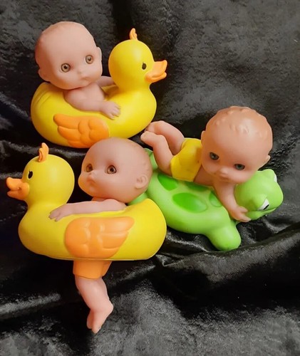 JC Toys Berenguer Lil Cutesies Baby Doll Duck Turtle Pool Bathtub Floating Play