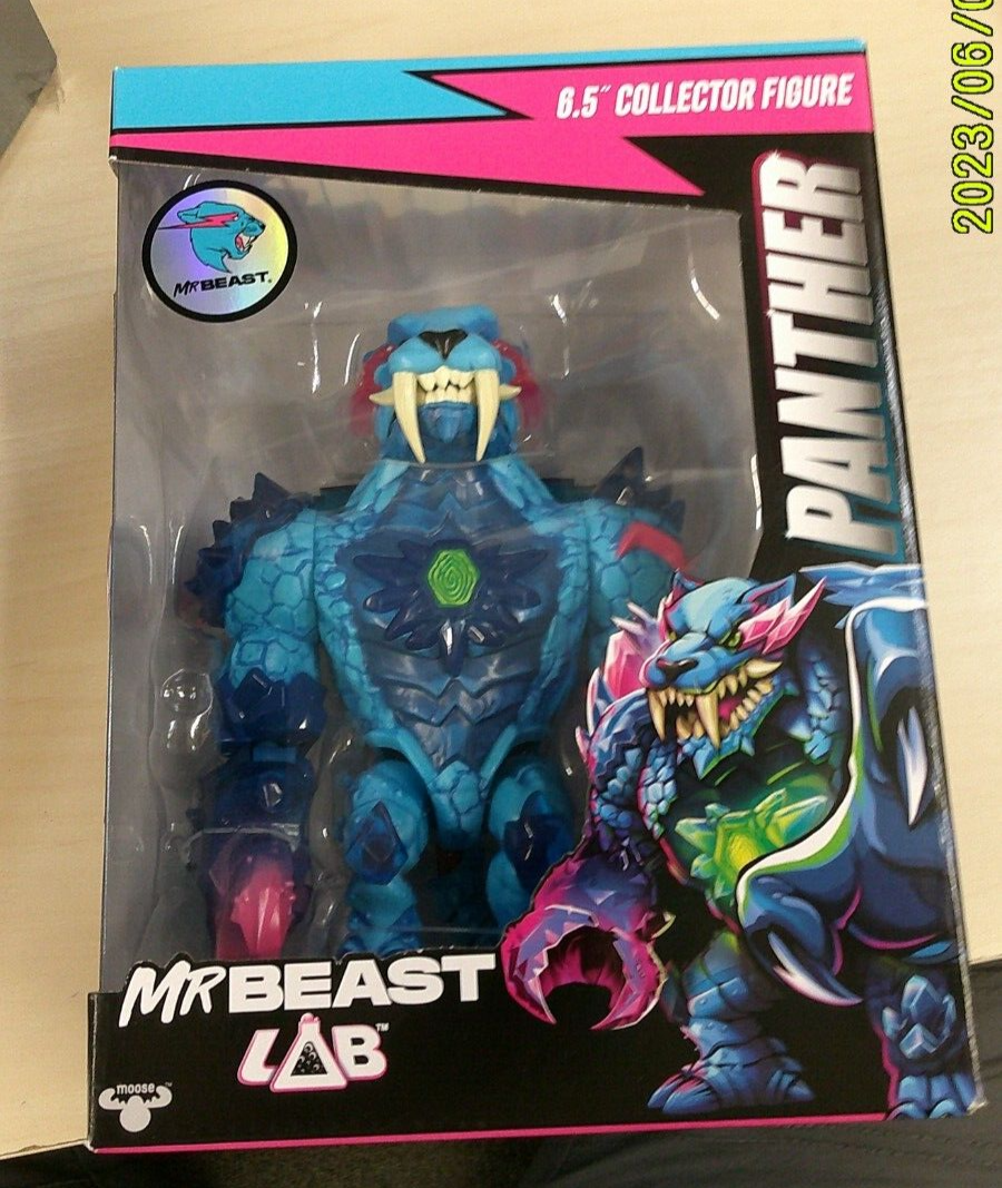 Mr Beast Lab Panther フィギュア Mr Beast Lab Mutator Iconic Panther Action Figure – Toys