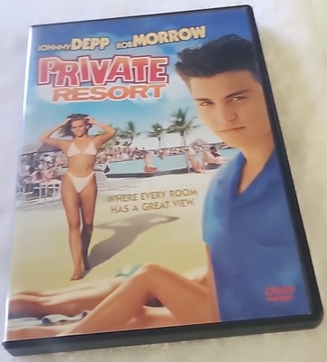 Private Resort DVD  Johnny Depp , Rob Morrow Rare oop