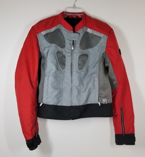 BMW Motorrad Air Flow 2 Red Gray Padded Armor Riding
