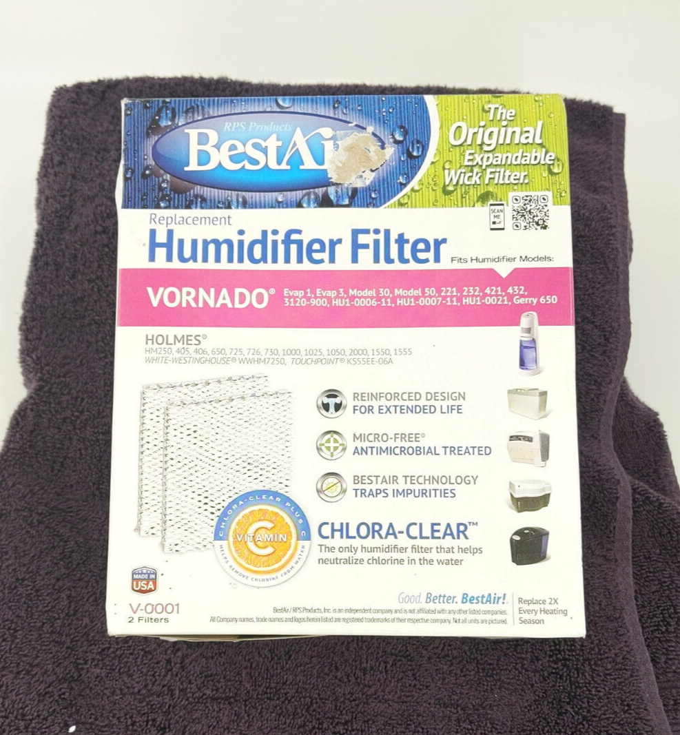 Best Air Replacement Humidifier Filter 2 Pack V0001 For Vornado