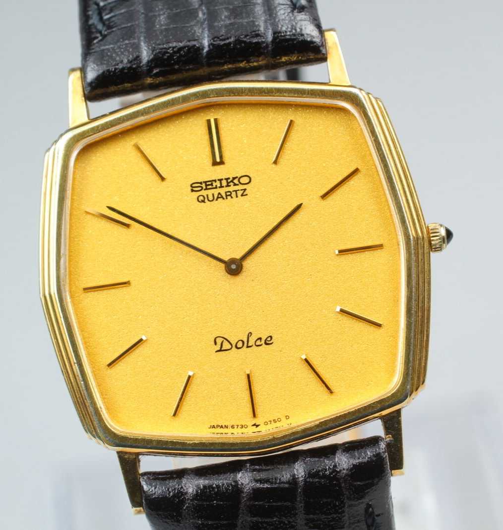 SEIKO◆ドルチェ◆薄型クォーツ時計◆6730-0030腕時計1990年型 SEIKO◇ドルチェ◇薄型クォーツ時計◇6730-0030腕時計1990年型 - メルカリ