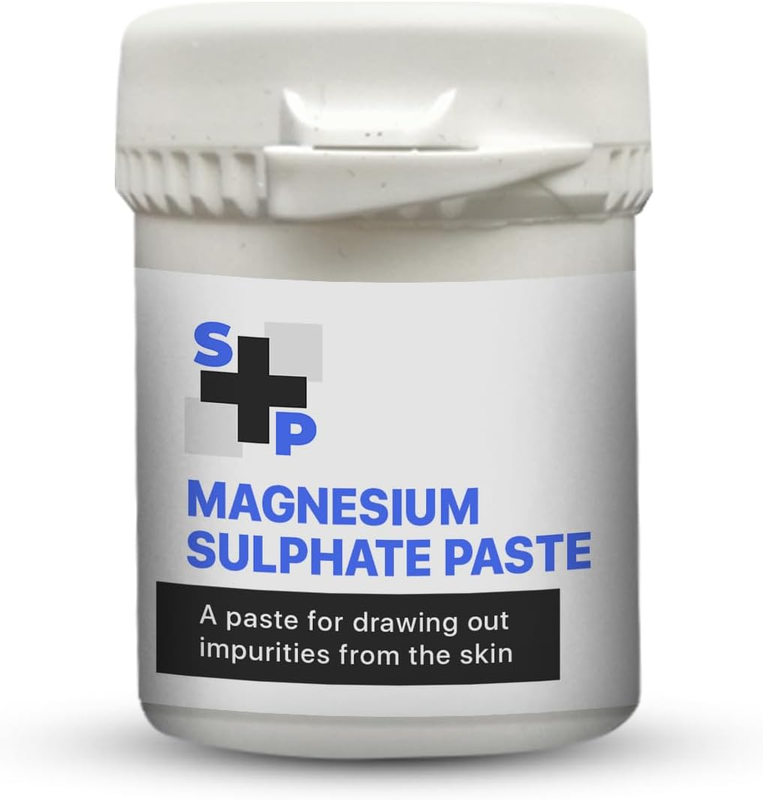 S+P Magnesium Sulphate Paste, Premium Drawing Ointment for Effortless Deep Pore Cleansing, Natural Impurity Removal & Soothing Skin Revitalization-50G, Osmosis Action