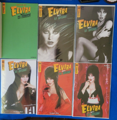 Elvira Meets H.P Lovecraft #1-4 Dynamite Entertainment 2024 David Avallone Set