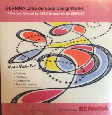 OESD FOR BERNINA EMBROIDERY CD #21016DW LOOP-DE-LOOP DESIGNWORKS