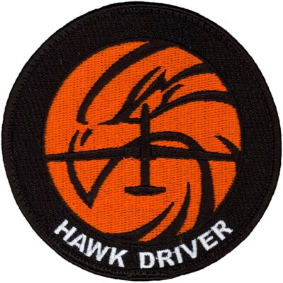 USAF 12th RECONNAISSANCE SQUADRON - RQ-4 HAWK DRIVER PATCH
