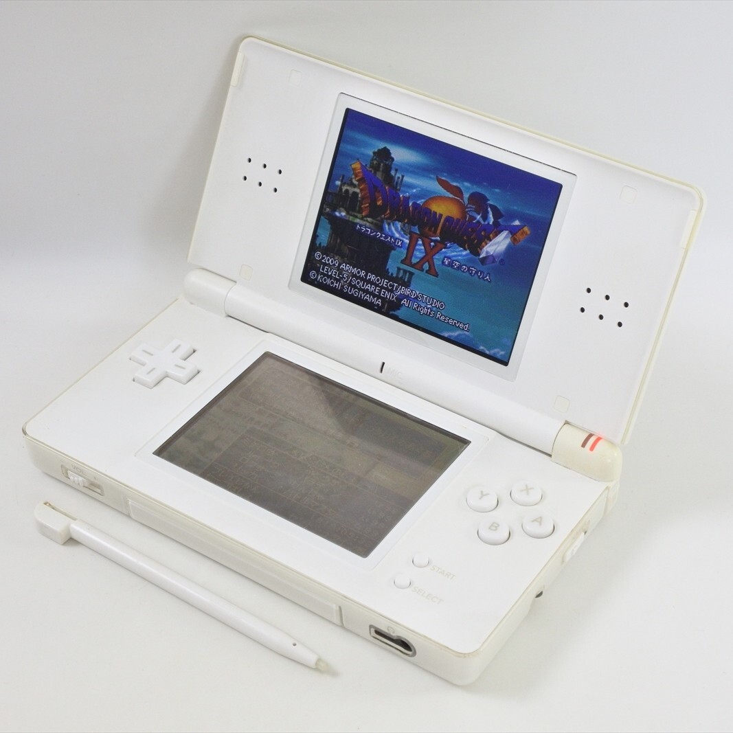 Nintendo DS Lite Crystal White本体 Nintendo DS Lite Console USG-001 CRYSTAL WHITE UJH12051084