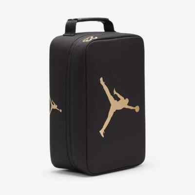 Nike Air Jordan Shoe Box Bag Black Gold Travel Protector