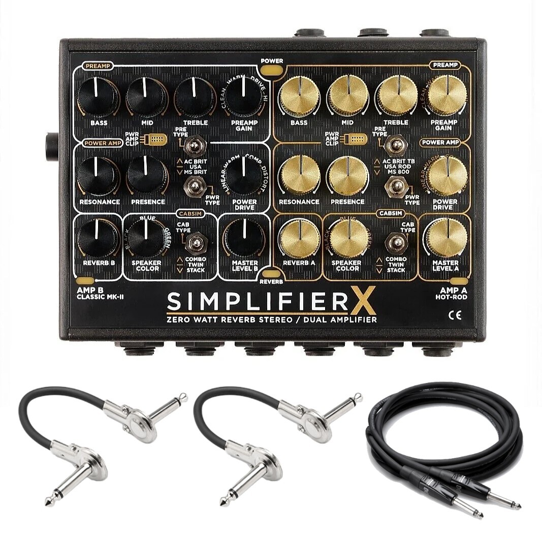 DSM&HUMBOLDT SIMPLIFIER X おまけ付き New DSM & Humboldt Simplifier X Zero Watt Stereo Dual Amplifier