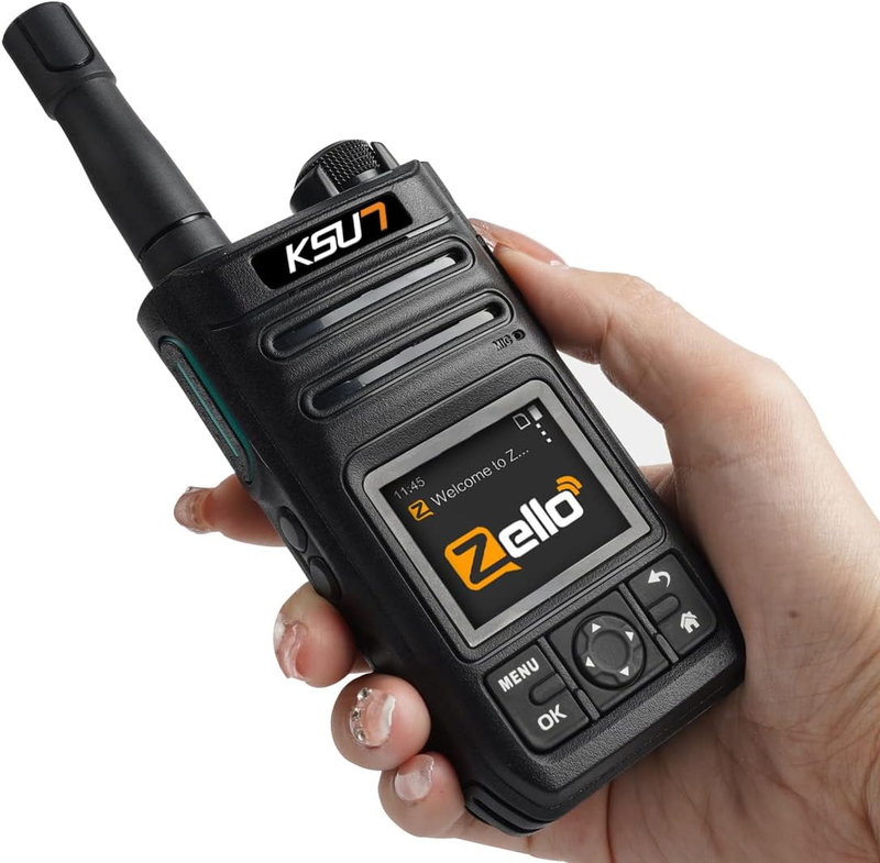 Walkie Talkie Phones Zello PTT Button APP Wifi Mobile Radio 3G/4G Network 100 Mi