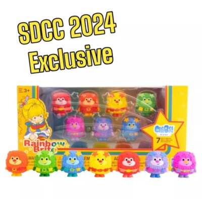 SDCC 2024 THE LOYAL SUBJECTS Rainbow Brite  7-Piece Sprite Micro CheeBees Set