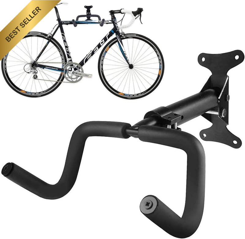 Bike Wall Mount Bike Storage Rack, Length and Angle Adjustable, Cycling Wall Mou