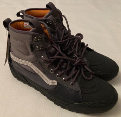 MENS SZ 11 VANS SK8-HI GORE-TEX MTE-3 GRAY/BLACK HIKING TRAIL BOOTS VN0A5I116MP 