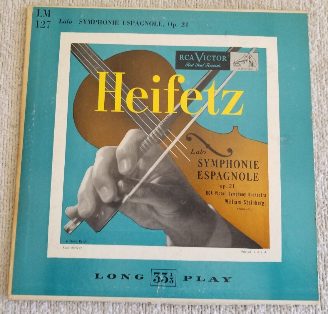 アート・デザイン・音楽 PREMIERS JALONS / L'ENTREE EN MATIERES Jascha Heifetz, Édouard Lalo‎–Symphonie Espagnole-Opus 21
