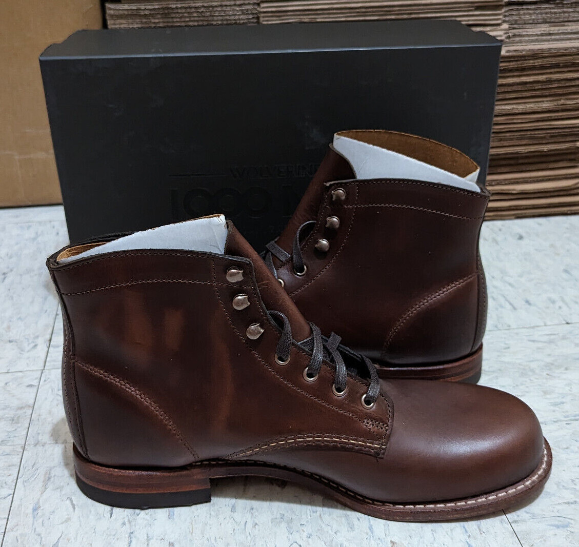 Pre-owned Wolverine Men's Original 1000 Mile Boot W05301 Brown D Medium Width