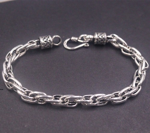 Antique Silver Chain Bracelet PRY シュウト Antique Silver Chain Bracelet – PRY