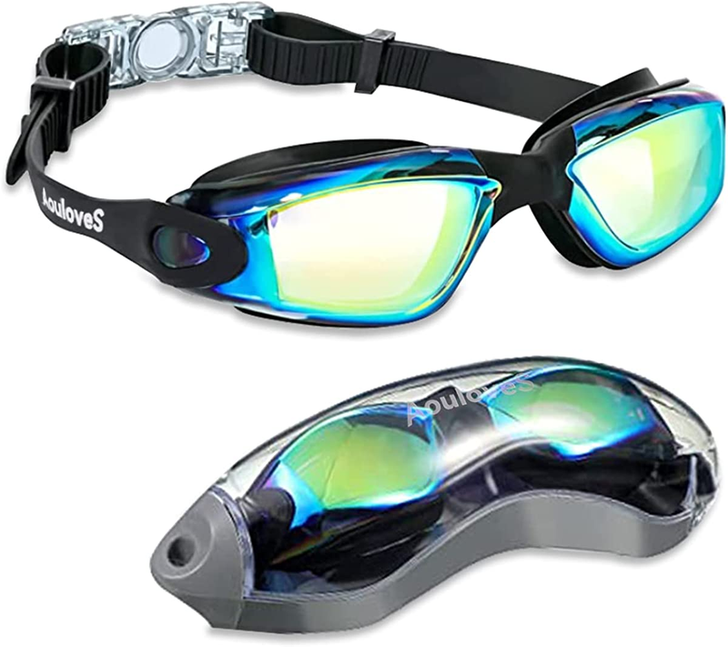 Swimming Goggles, Adult Swim Goggles for Men/Women, No Leaki