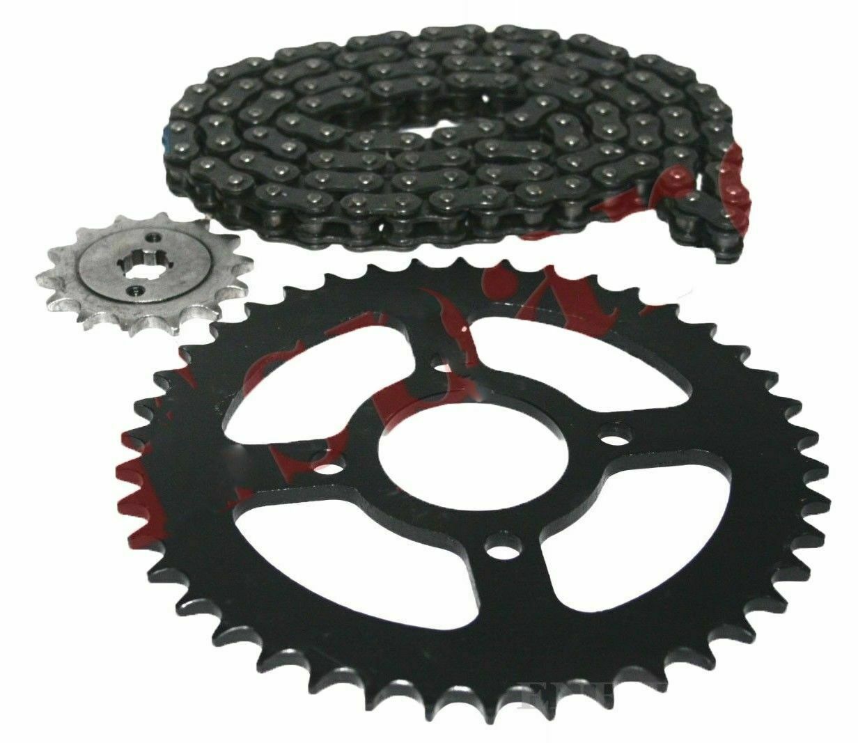 4 Holes Chain  & Front Rear Sprocket Set Fits For  KTM Duke 200 Motorcycle