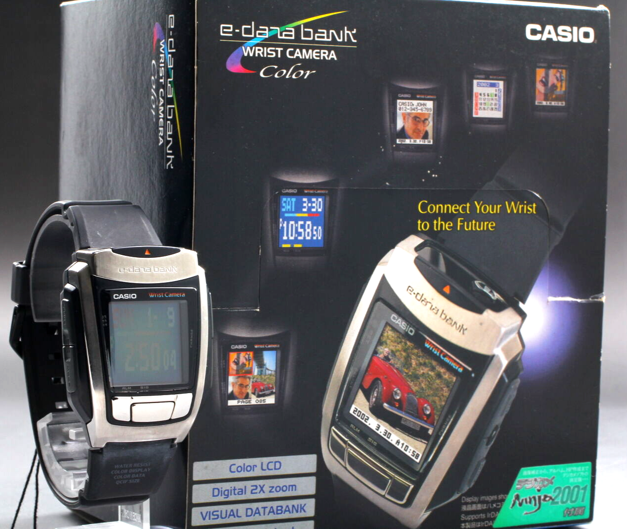 casio wqv-10 腕時計　カシ Near MINT] Vintage CASIO Wrist Camera WQV-10 Digital Watch