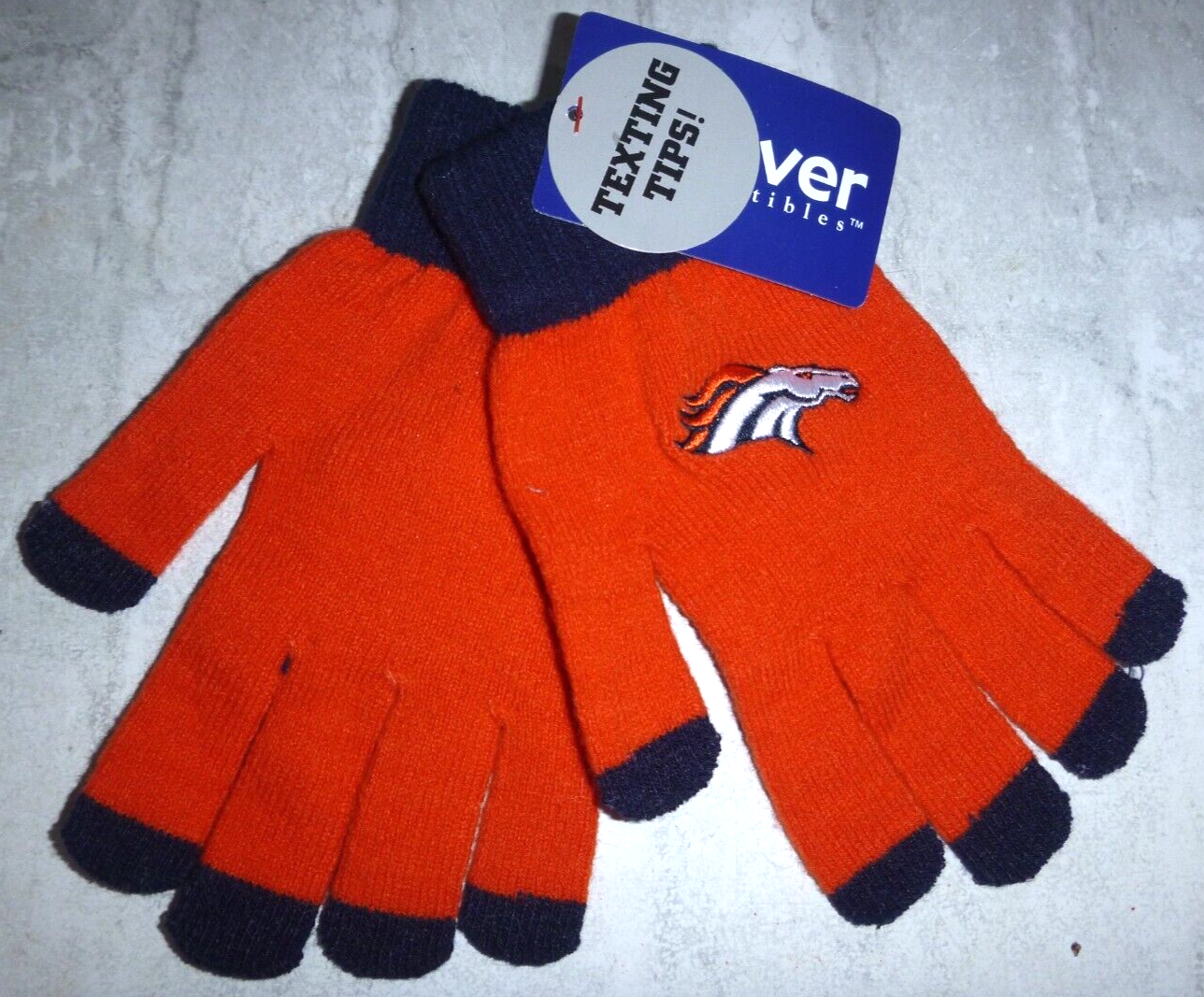Denver sales broncos gloves