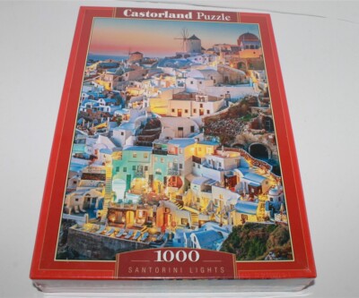 Santorini Lights Jigsaw Puzzle 1000 Brand New & Sealed Castorland Puzzle