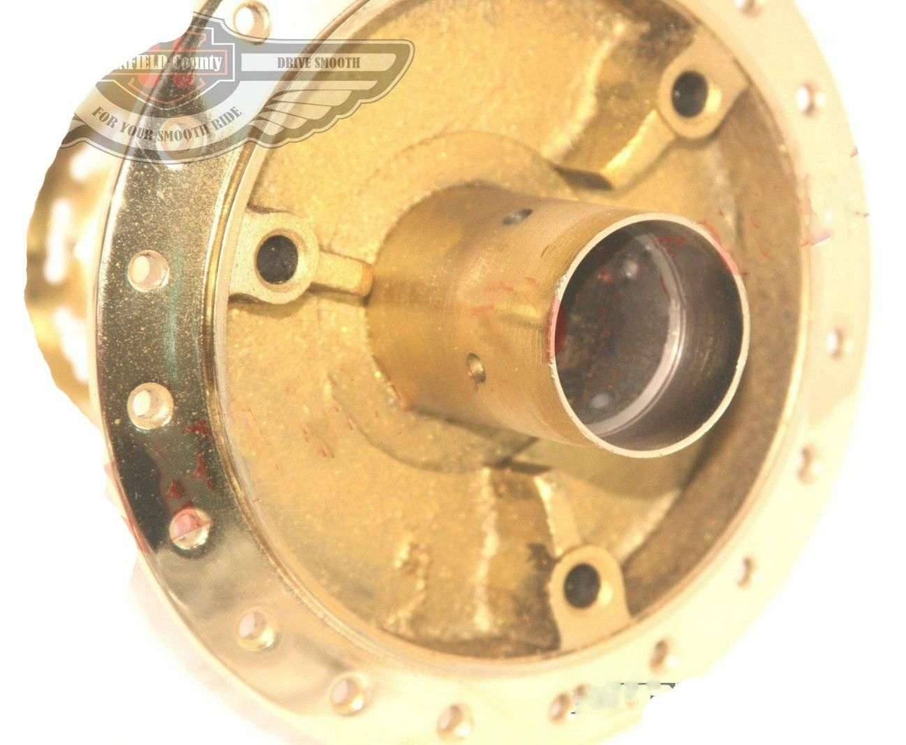 Fits Royal Enfield BSA BHalf Width Rear Wheel Hub Drum Golden Finish  