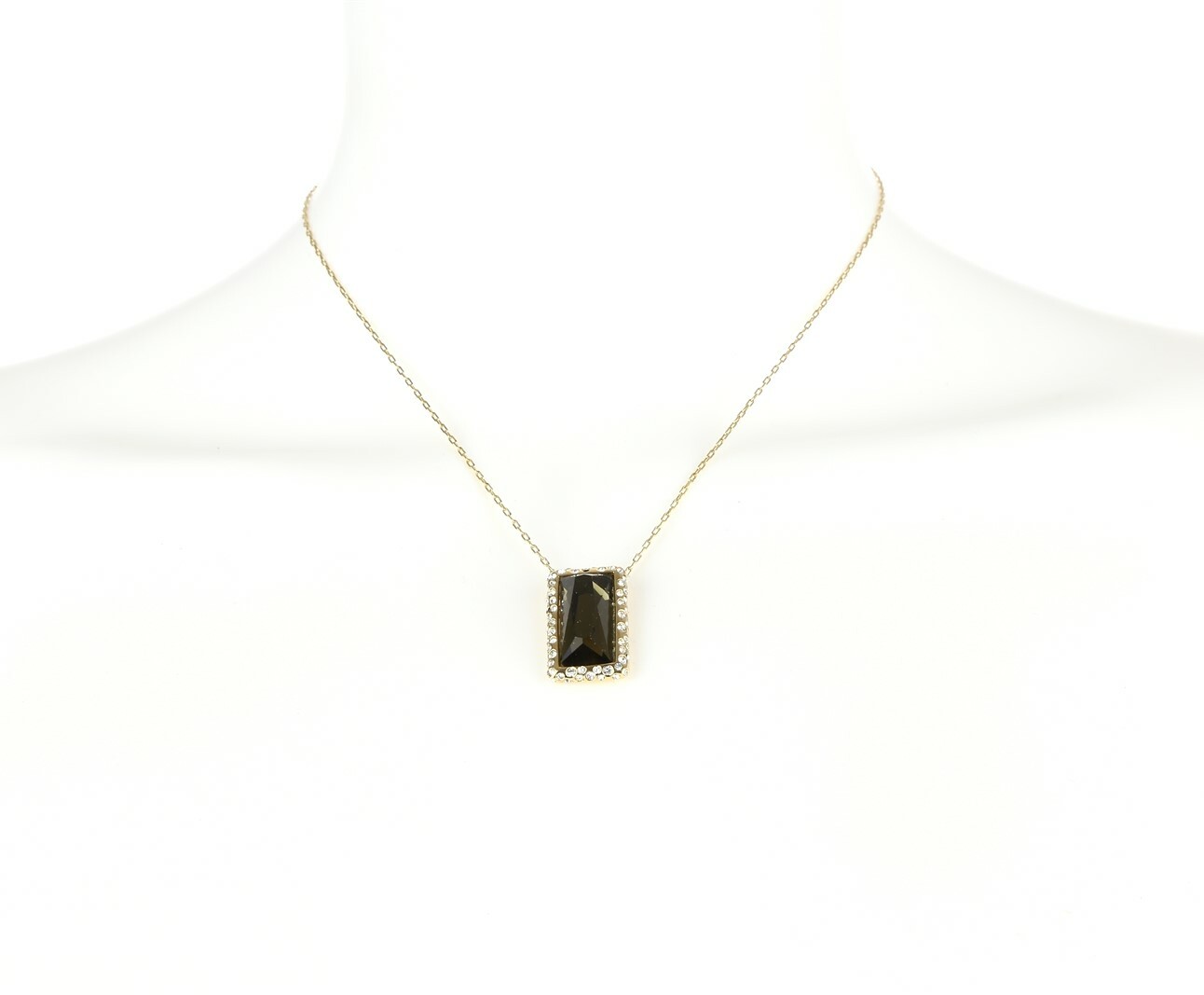 Alexis Bittar Women's Taupe & Gold Pendant Necklace 16" $180