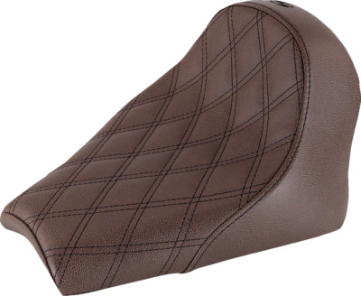 Saddlemen Renegade Brown Lattice Solo Gel Seat for 2018-2023 Indian Scout Bobber