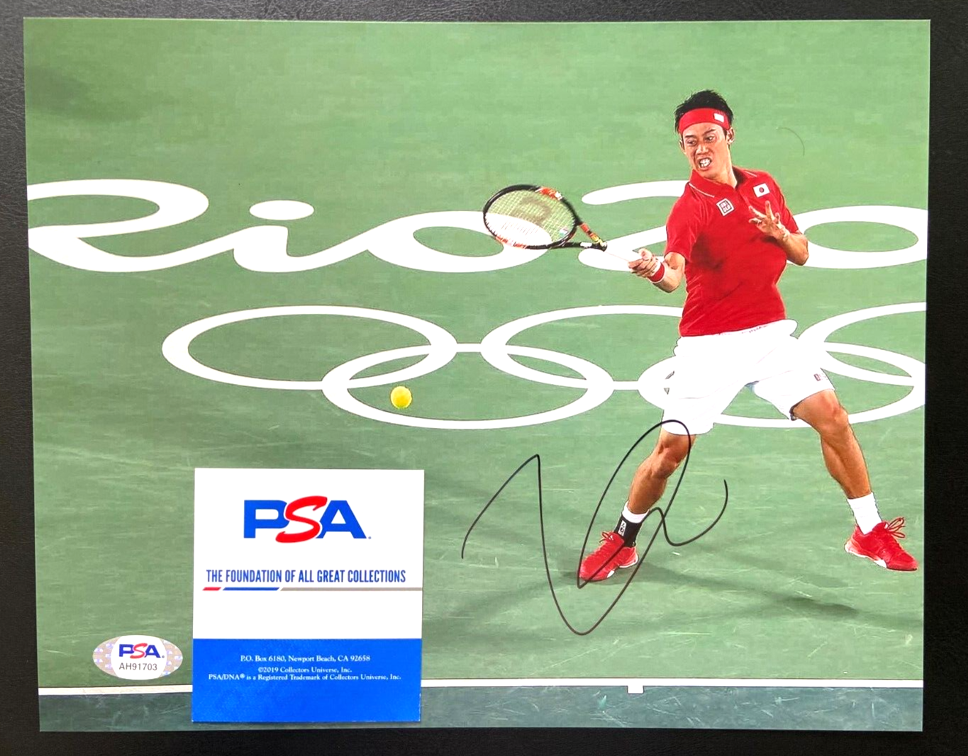 KEI NISHIKORI SIGNED 8X10 PHOTO TENNIS US OPEN WIMBLEDON