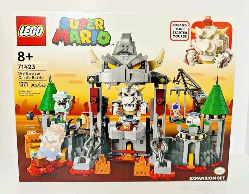 LEGO® Super Mario Dry Bowser Castle Battle Building Set 71423