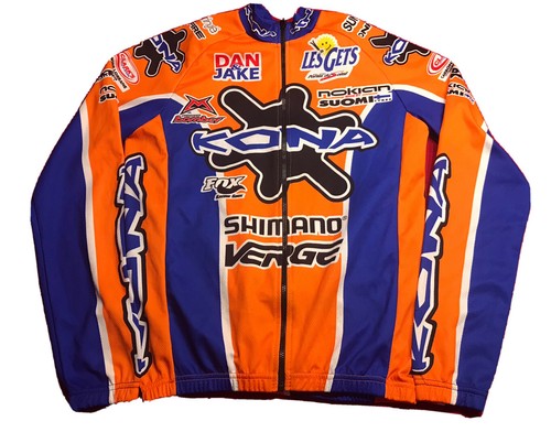 Kona Race Verge Full Zip Racing Sponsor Jersey Womens XS
