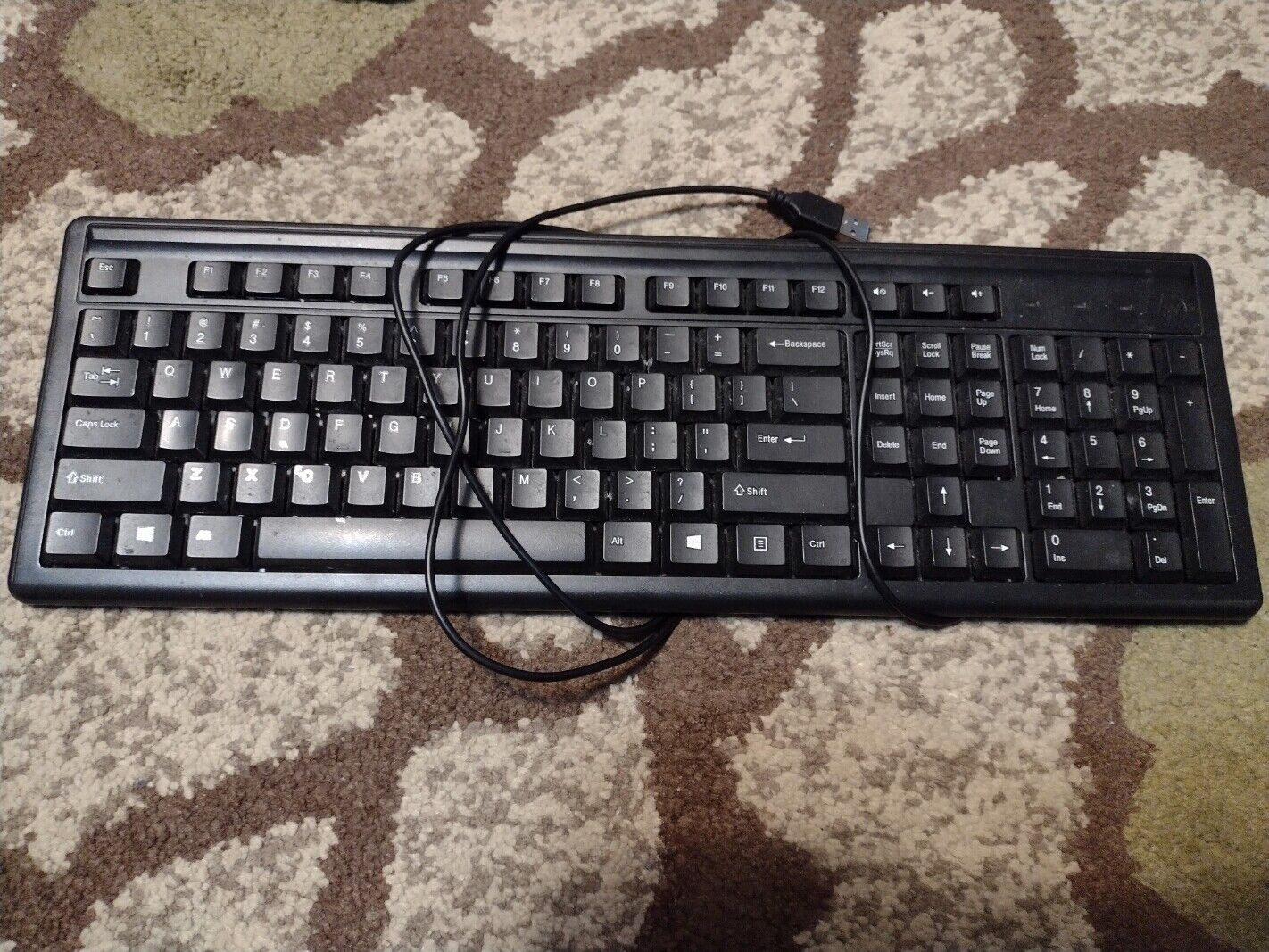 HP Keyboard 100 2UN30AA#ABL Black USB Wired Standard Keyboard HP Keyboard 100 2UN30AA#ABL Black USB Wired Standard Keyboard