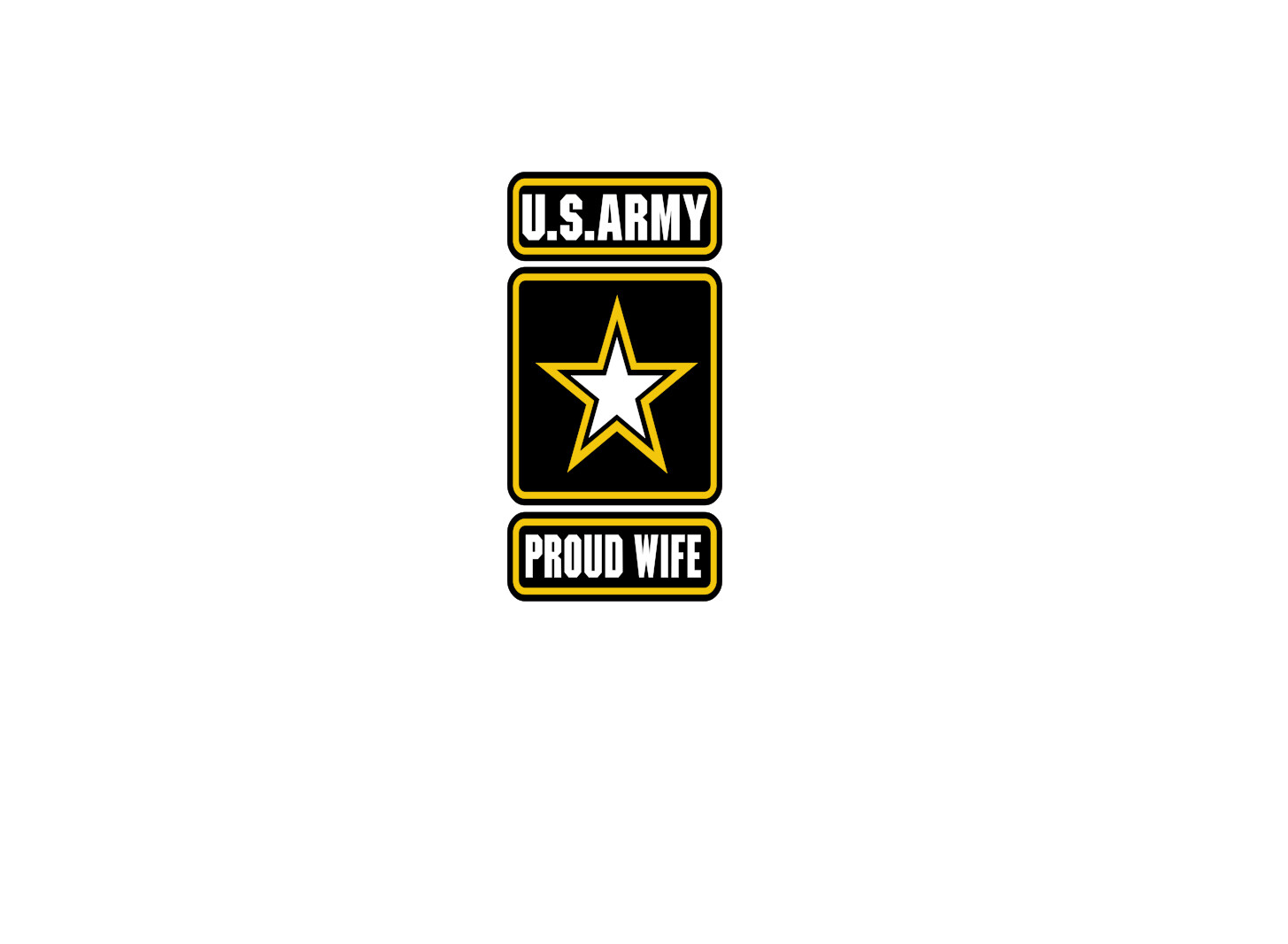 U.S Army Strong Proud Vinyl Decal Sticker Military Car Dad Mom Son Wife Active