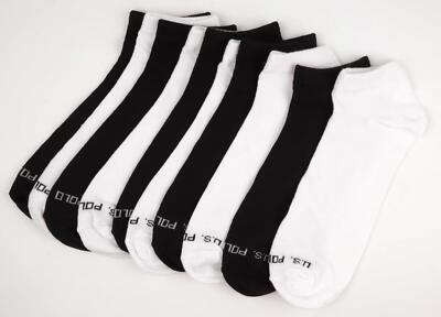 Mens Low Cut Socks Moisture Control US Polo Association Sport Sock Pack of 10