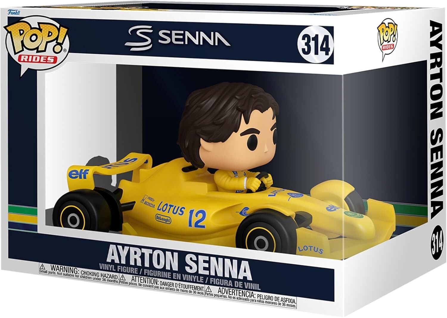 Funko Pop Ride Racing Formula 1 Ayrton Senna McLaren Figure