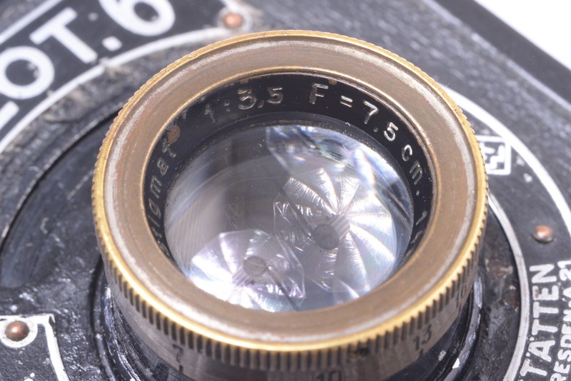 KW PILOT 6 6X6 120 ROLL FILM CAMERA W/ ANASTIGMAT 75MM 3.5 LENS IN FEET