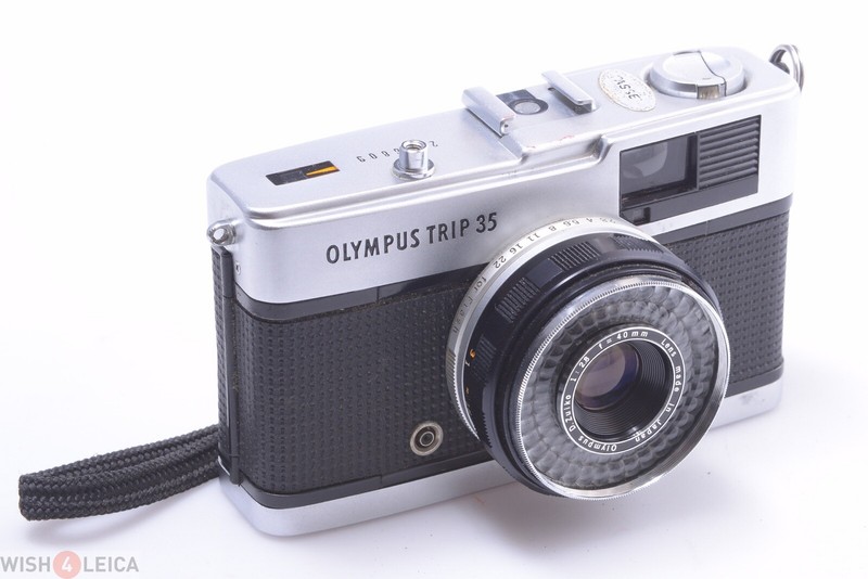 【美品　整備済】ネイビー　オリンパス トリップ35  40mm f2.8 Olympus Trip35 / D.Zuiko 40Mm F2.8 Refurbished With Negative
