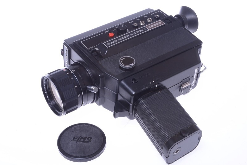 【８ミリカメラ】ELMO SOUND 6000AF Elmo 6000AF Auto Focus Super 8 Camera - CameraCrate.com