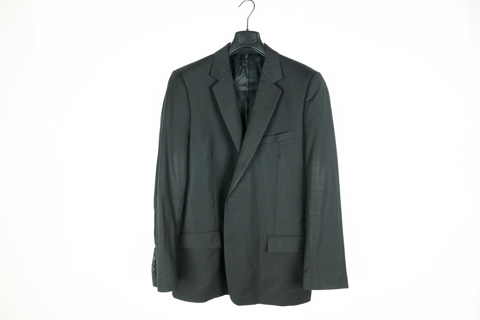 DIOR HOMME Wool Black Blazer Jacket Suit Two Button 54 42 44 DIOR HOMME Wool Black Blazer Jacket Suit Two Button 54 42 44