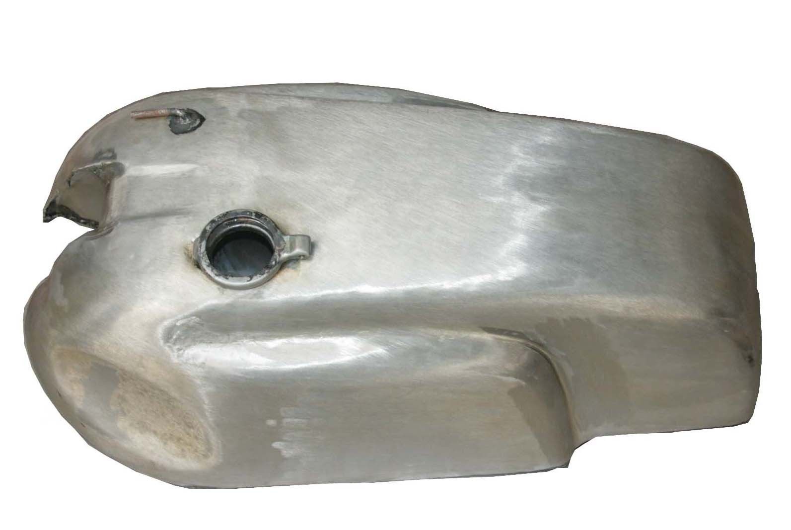 For Norton Manx Featherbed Triton Wideline 5 Gallon Fuel Tank  Bare Metal 