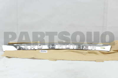 romeo081230様御購入品 7680160180 Genuine Toyota GARNISH SUB-ASSY, BACK DOOR