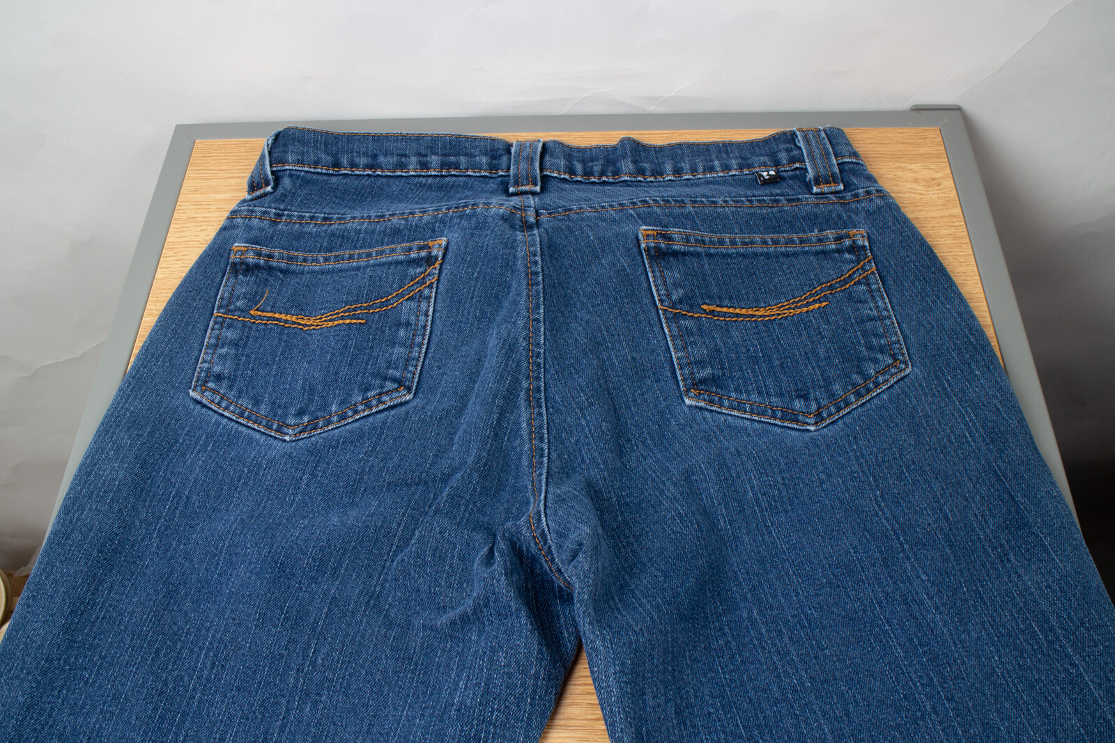 Women's Denim Jeans Medium Wash Zip Fly 