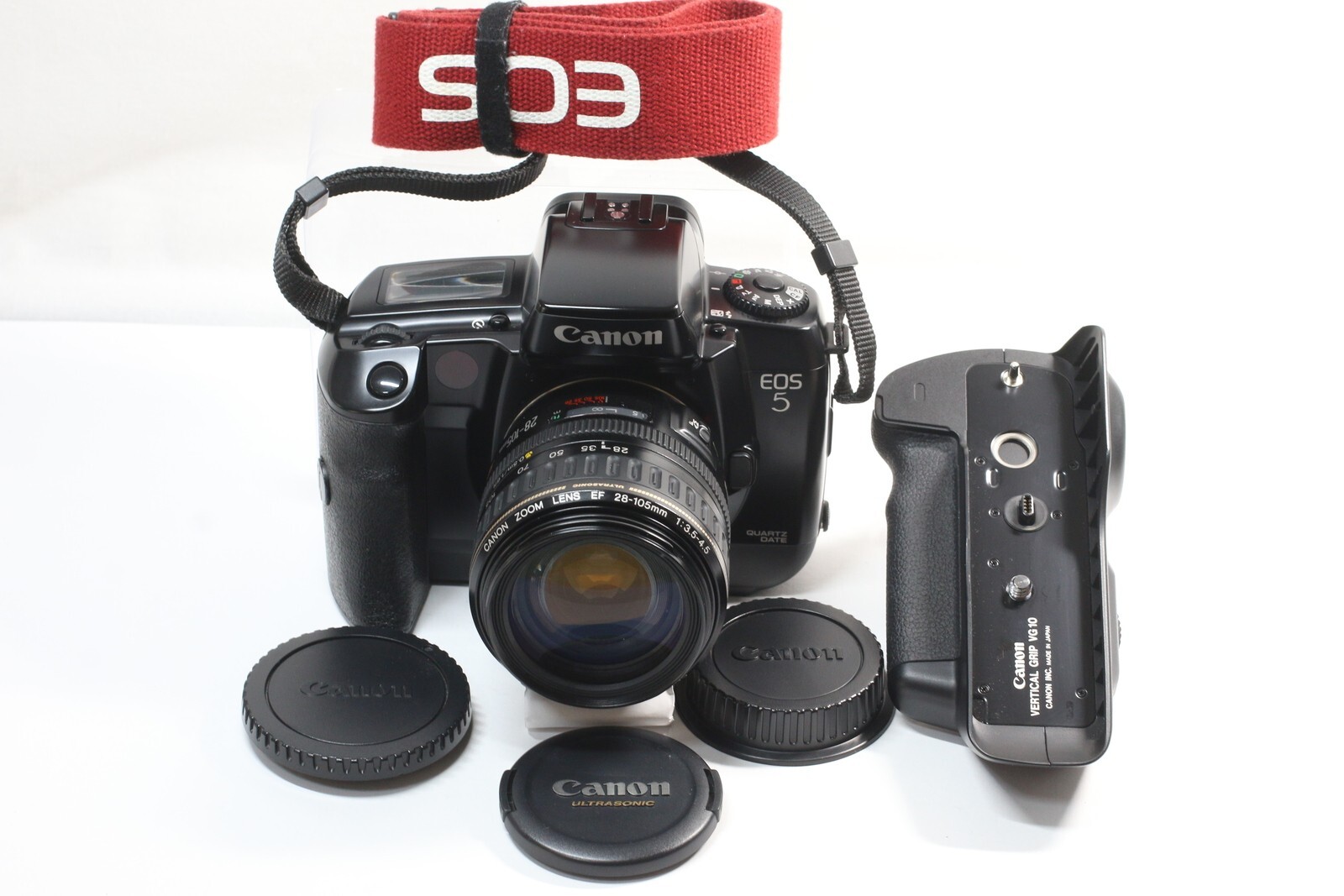 Canon EOS 5 QD Film Camera + EF 28-105mm F⁄3.5-4.5 + EF 75-300mm F