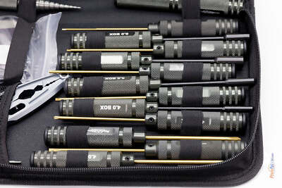 Powerhobby RC Tool Set Screwdriver Pliers Wrench, Body Reamer Stand