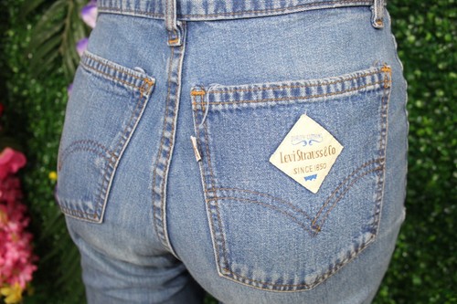 90s Levi's505 x Let's ダンシングベアー プリント デニム 90s Levi's505 x Let's ダンシングベアー プリント デニム