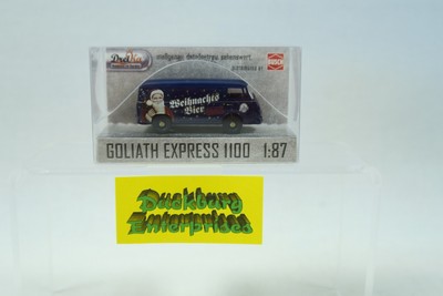 Busch 1:87 PKW 94023 Goliath Express 1100 Mönchshof Weihnachtsbier Dreika 169595