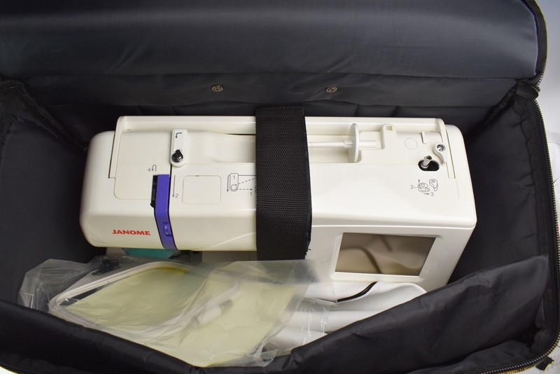 Janome MC300E Embroidery Machine w Rolling Case TH9