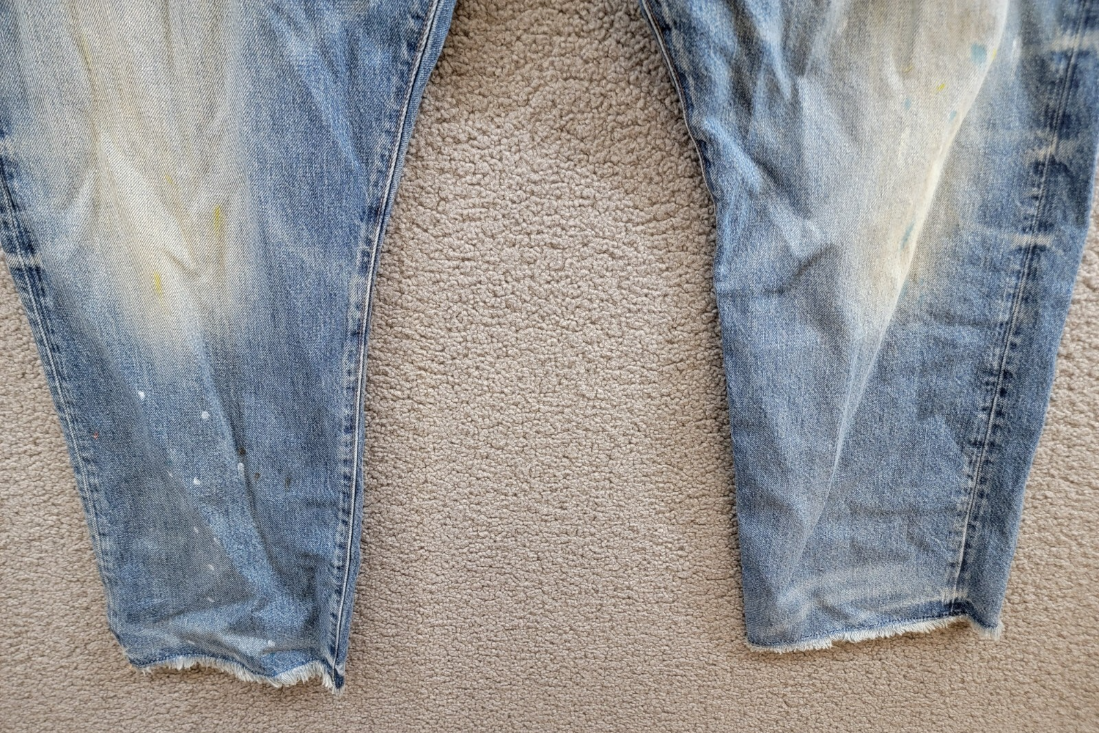 Polo Ralph Lauren Heritage Straight-Fit Distressed Jeans Men's 38x32 Habana~ - Picture 4 of 22